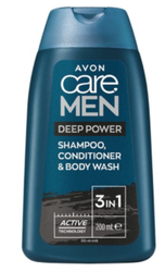 Šampon, kondicionér a sprchový gel 3 v 1 Deep Power