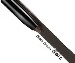 Vysunovací tužka na oči Diamonds Black brown